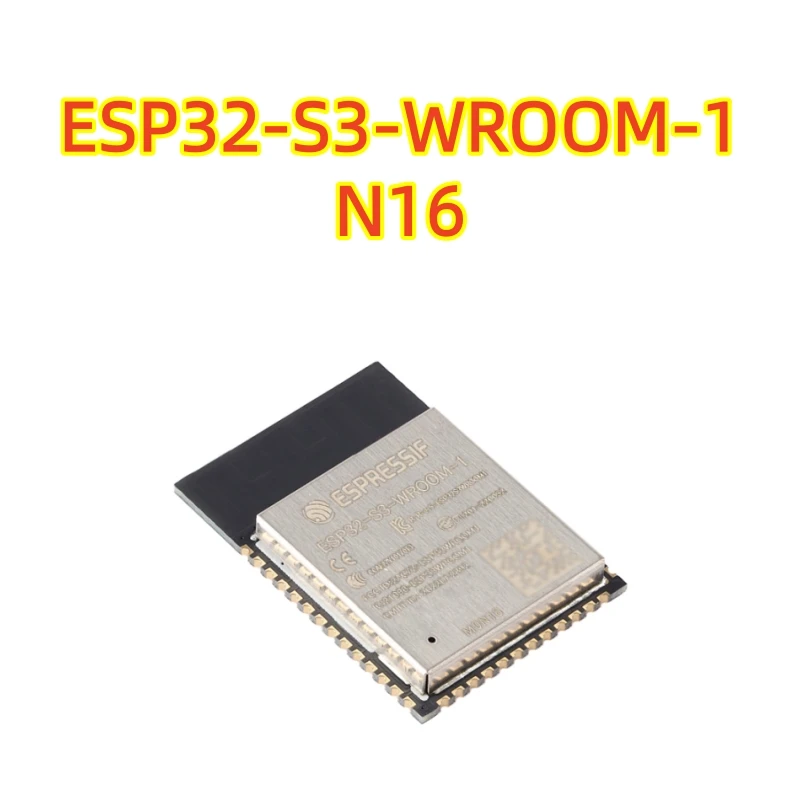 Original Genuine ESP32-S3-WROOM-1-N16 Wi-Fi Bluetooth 16MB 32-bit Dual-Core MCU Module, 100% Brand New Module