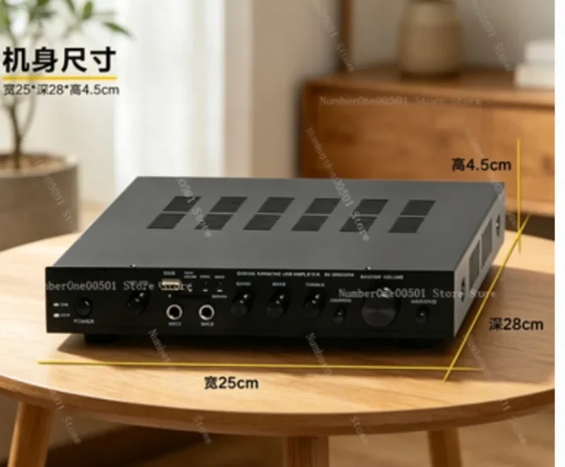 Lossless Bluetooth HiFi High Power Mini Amplifier 299D Home Stereo Desktop Small Karaoke Sound System