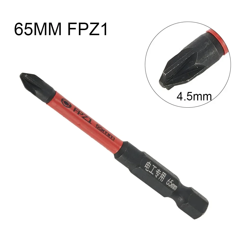 Repair Tools Screwdriver Bit Magnetic Magnetic Special Optional Slotted Electrician FPZ1 FPZ2 FPZ3 HRC63 ° Hardness Alloy Steel