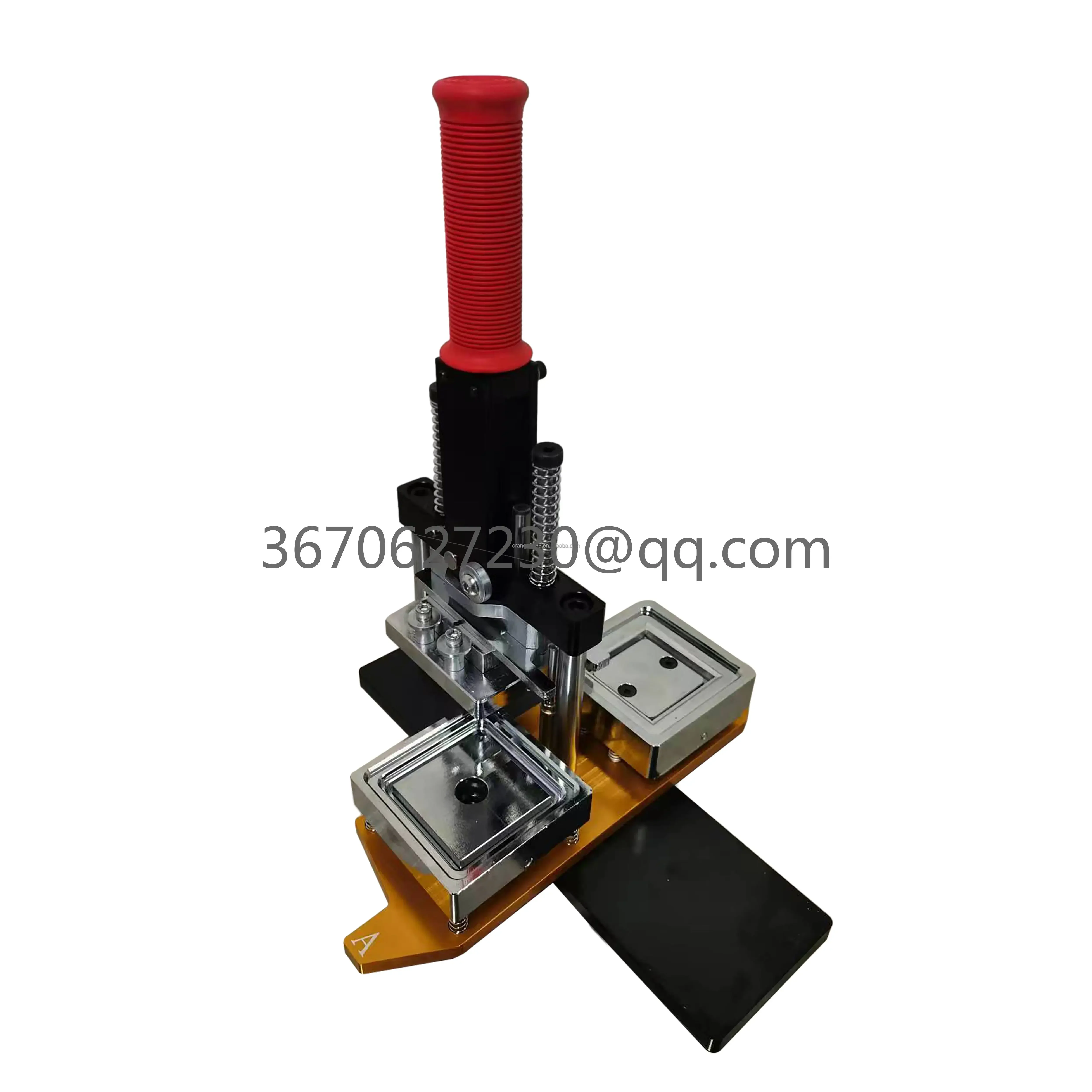 Máquina para hacer insignias de botón cuadrado, máquina para hacer insignias de nevera, imán para nevera, 63,5x63,5mm, 2,5 pulgadas