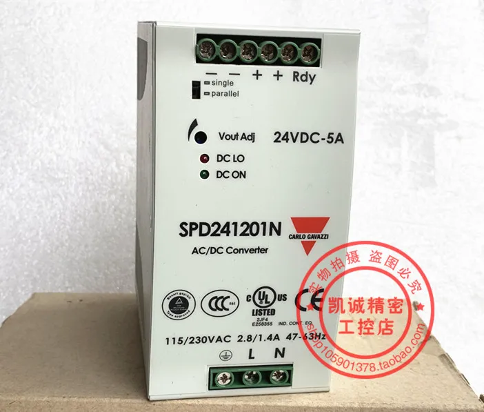 Carlo Gavazzi Switching Power Supply SPD241201N 24VDC 5A Genuine In Stock