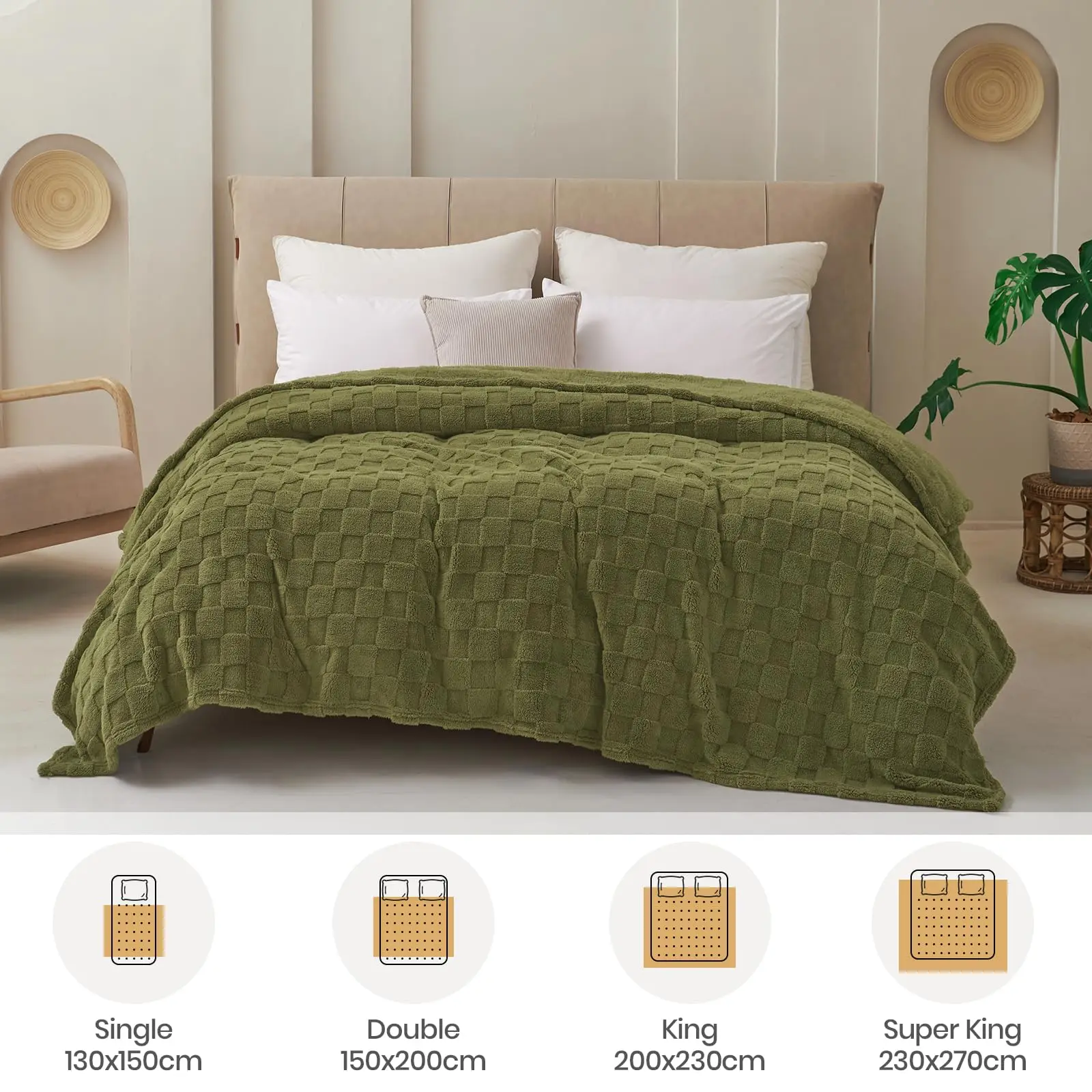 بطانية دافق جيدة مع نمط منقوش ، بطانية يوم دافئة ومريحة ، بطانية أريكة ، داخلي وخارجي ، الشتاء والخريف #5