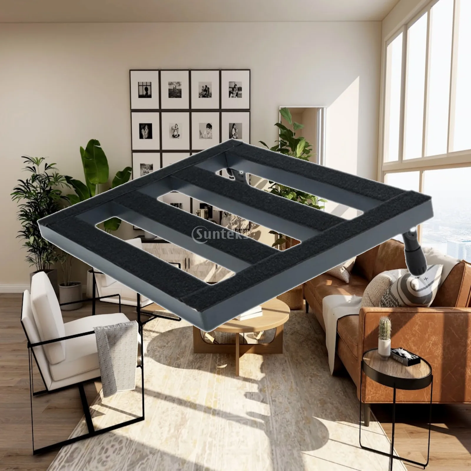 Guitar Effects Pedal Board Aluminum Track Plate Design Multi-effects Pedalboard for Electric Guitar Performance