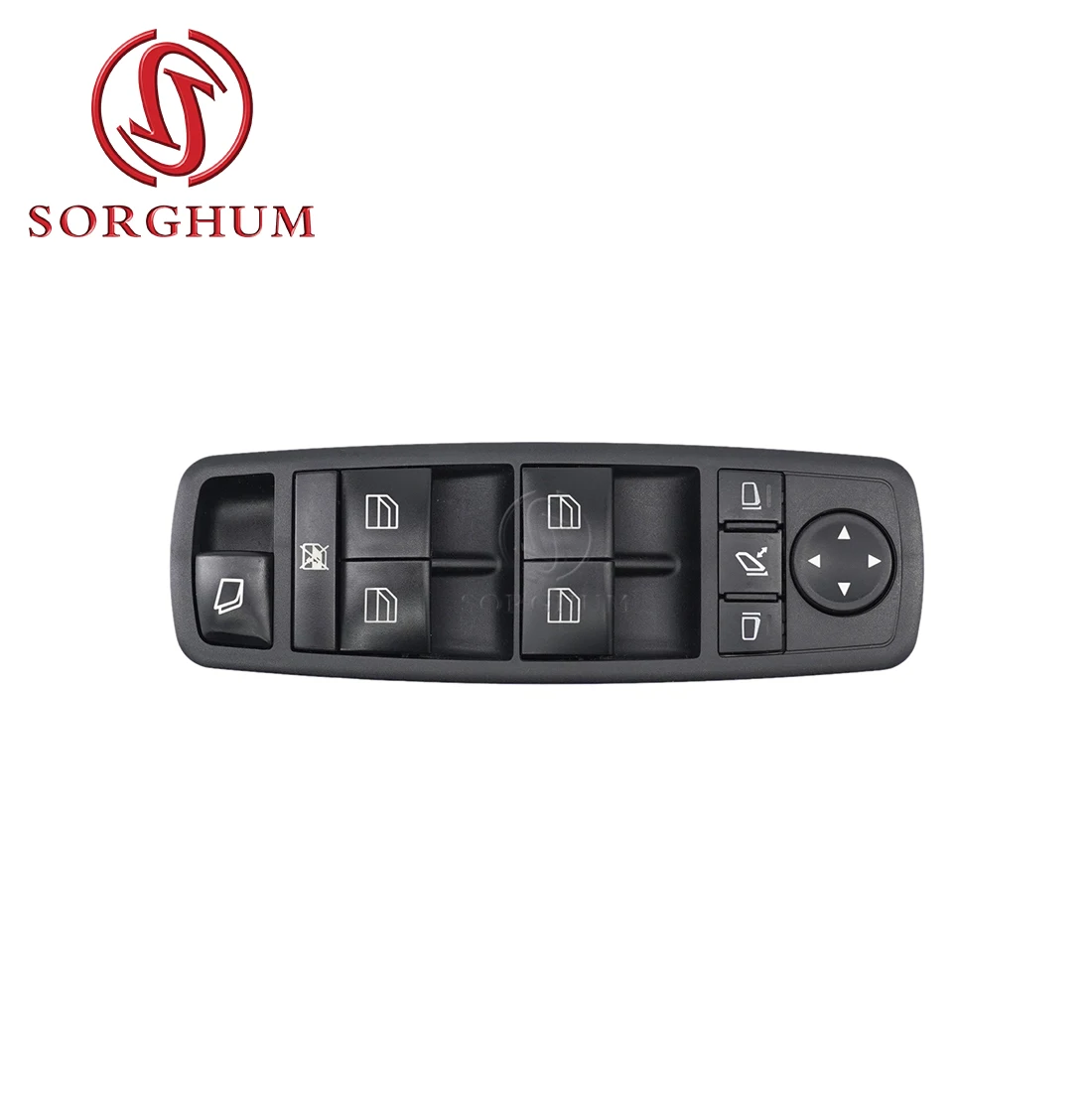 Sorghum-Interruptor de ventanilla eléctrica para coche, Panel maestro para Mercedes Benz GL, Clase R, ML350, W251, X164, GL450, R350, R300, GL320,