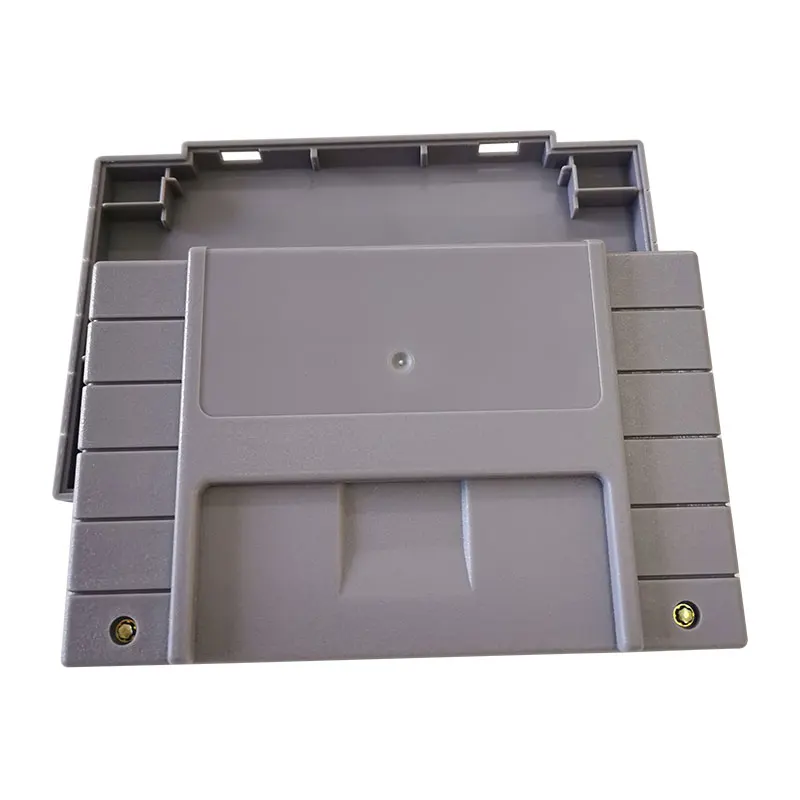 10/PCS Game Card Cartridge US Version Replacement Shell Plastic Case Protectors Cover for SNES SFC Gray shell