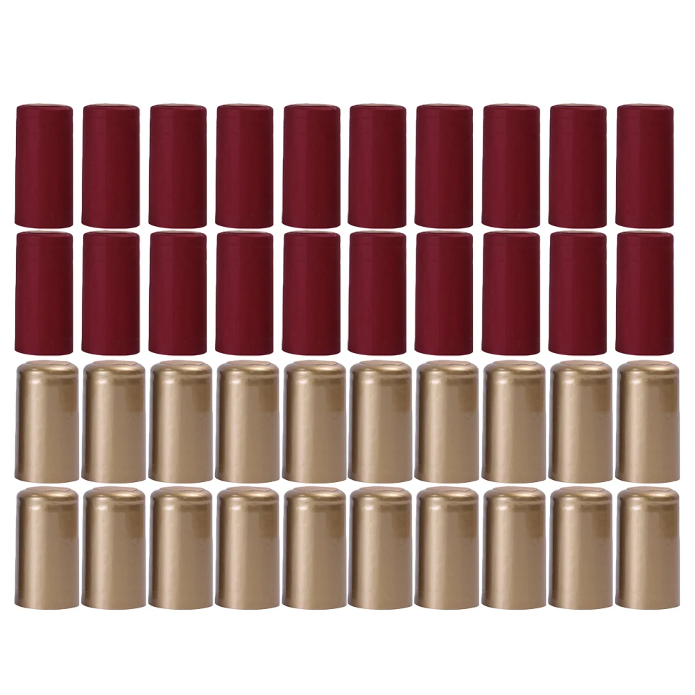

Red Heat Shrinkable Glue Cap Bottle Sealer Heater Bottles with Caps for Tops Wrap