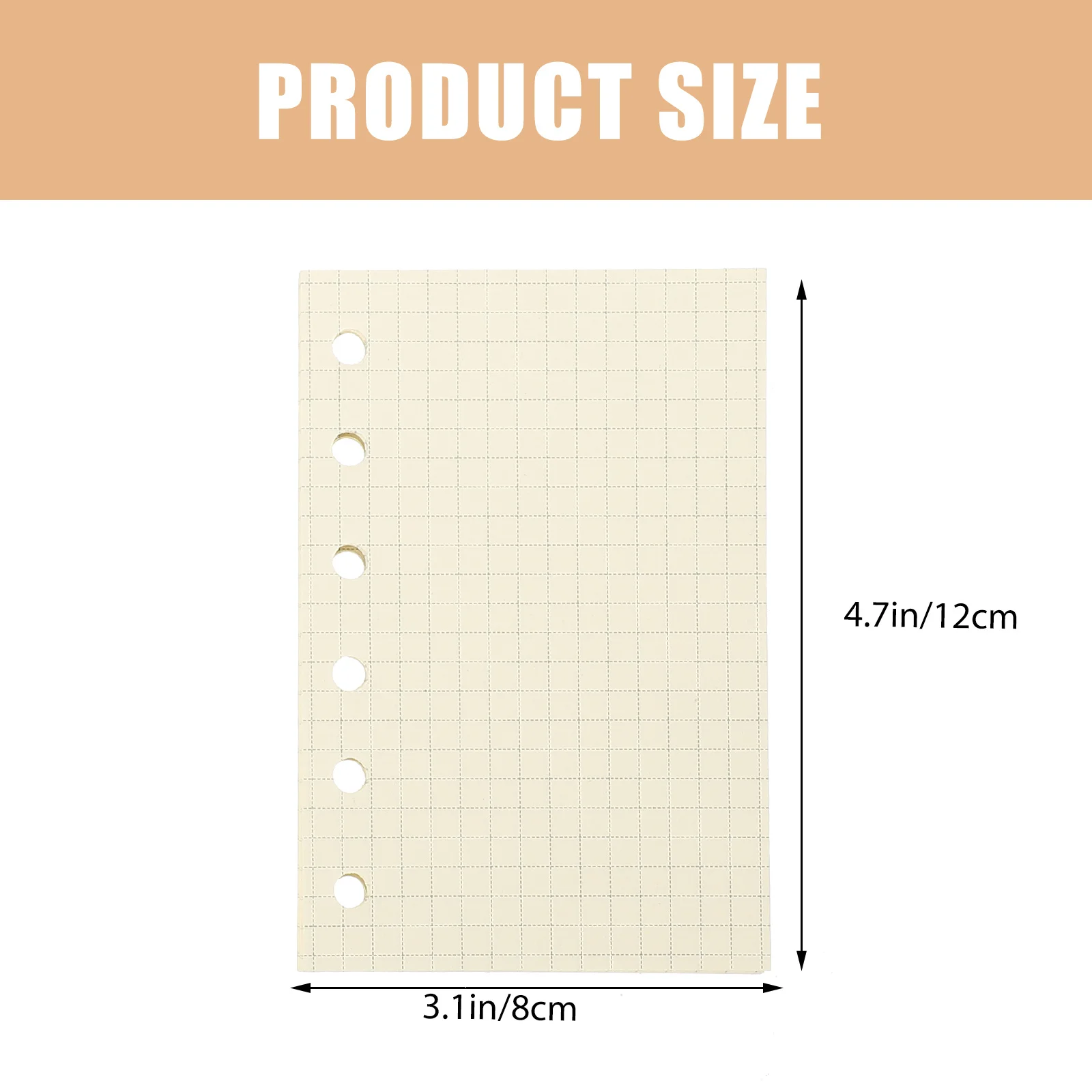 Planner Refill Paper Loose Leaf Notebook Refills Smooth Writing Replacement Inserts for Binder Journal Notepad Filler