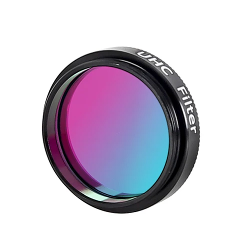 El filtro de banda estrecha UHC de 1,25"" mejora el contraste de la imagen y reduce la contaminación de la luz para el ocular del telescopio