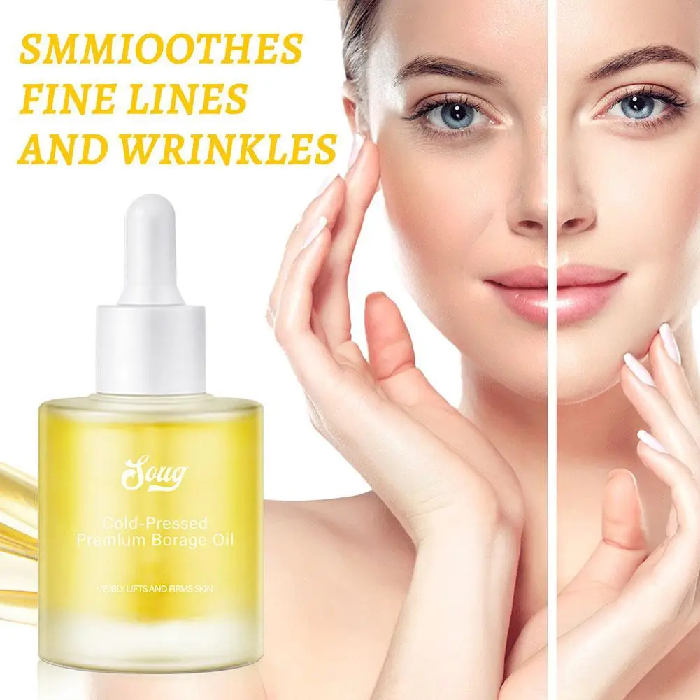 Evening Primrose Oil Deeply Nourishing Smooth Fine Lines Wri-nkles Removal Reduce Dryness Anti-Ag-ing Repairing Facial Essence