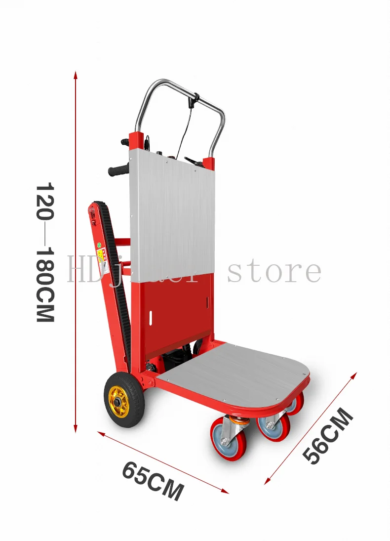 

1000W/1200W Electric Stair Climbing Car Hand trolley Stair Climber Climbing Cart Flat Truck Stair Climbing Machine 300kg/400kg