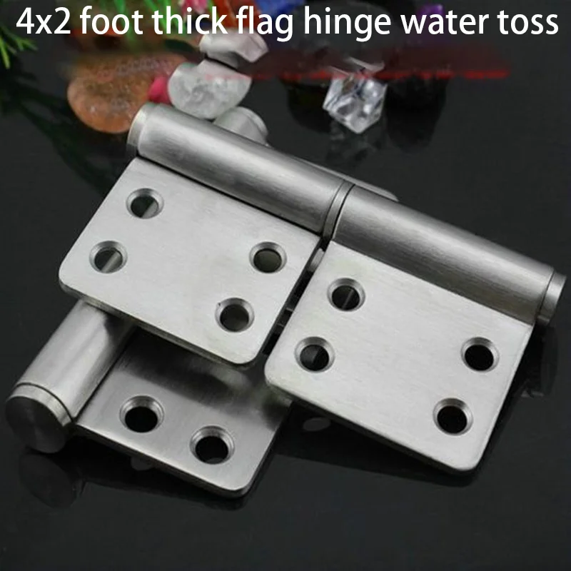 

Toilet door hinges aluminum alloy door bathroom door hinges folding complete stainless steel hinge accessories loose-leaf