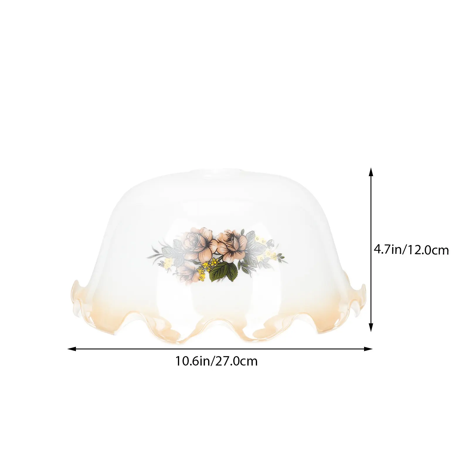 White Glass Lamp Shade Small Decorative Lampshade Table Light Shade Ceiling Lamp Cover Retro Rustic Vintage Style for Bedroom