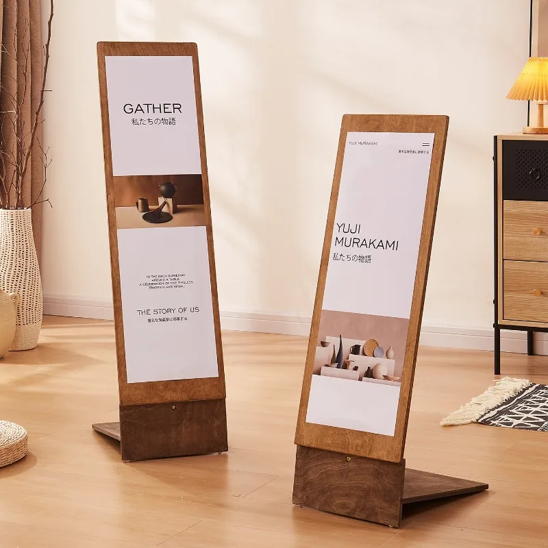 Display board Display stand Vertical publicity Display board Billboard at the entrance of the store Floor-to-ceiling guide sign