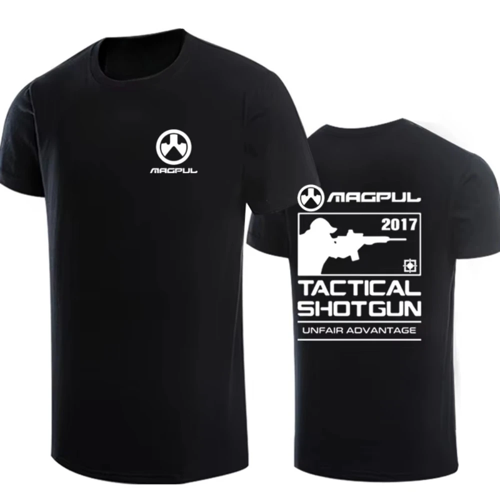 

Мужская тактическая футболка с рисунком MagPul, хлопковая впитывающая пот дышащая повседневная футболка для любителей милитари, лето 2023 г.