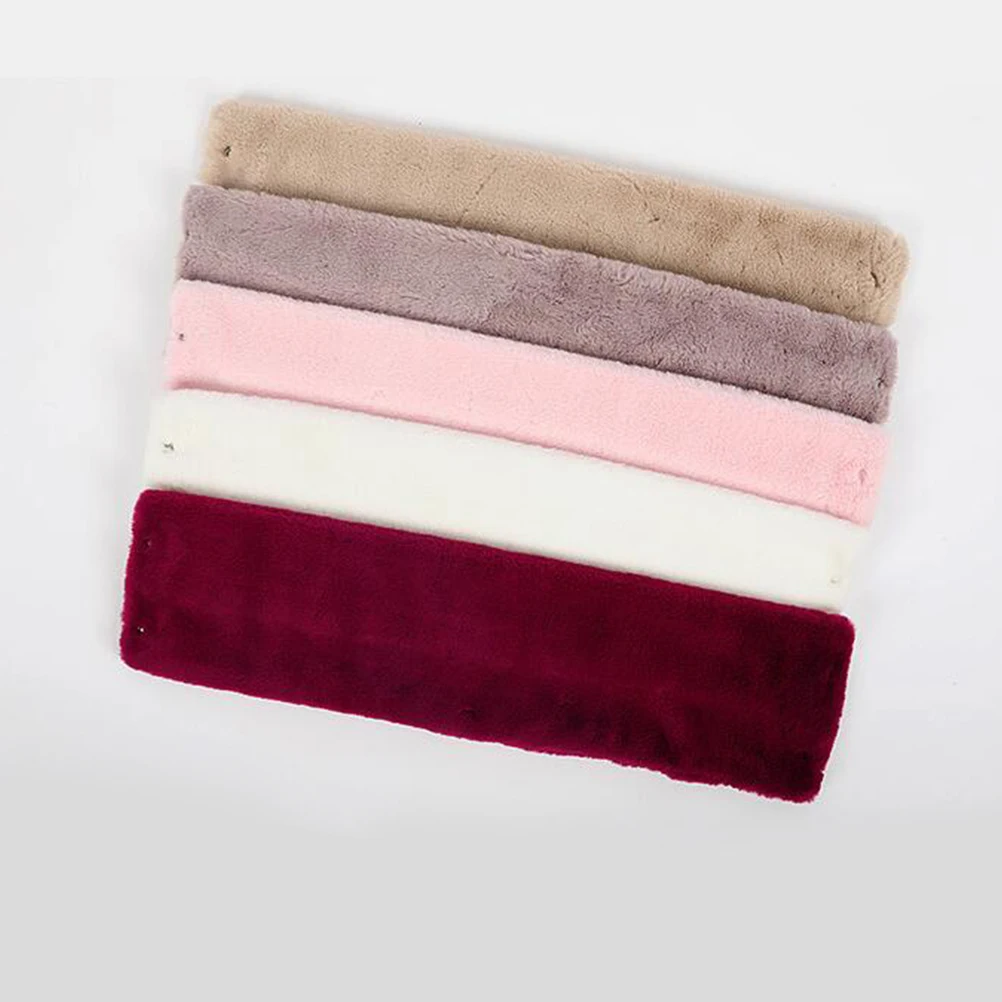 

Scarf Neck Warmer Circle Collar Knit Double Sided Men Women Scarves Pure Color Warm Soft Winter Outdoor