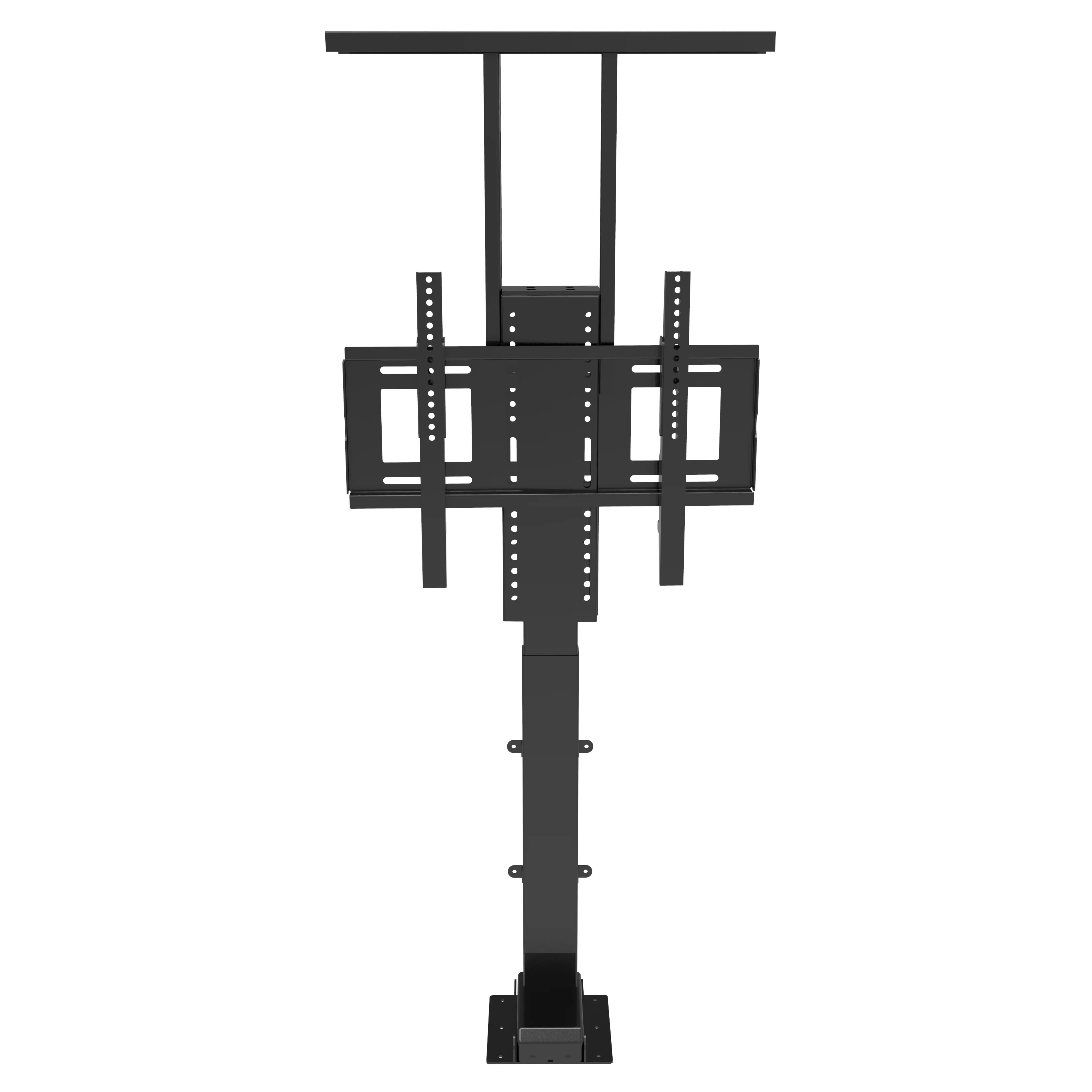

Компактная моторизованная подъемная подставка для телевизора, электрический потолочный кронштейн, скрытое крепление, регулируемый пульт дистанционного управления, ход 1000 мм