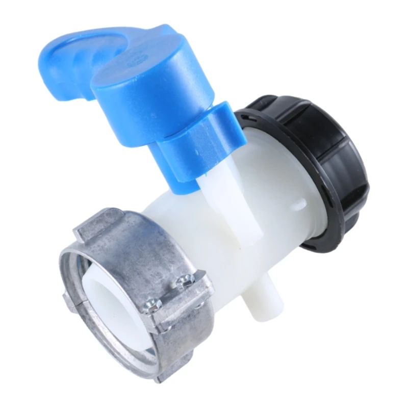 IBC Outlet Valves DN40 62mm Coarse Thread IBC Tanks Adapter Replacement Water Tanks Drain Butterfly Valves Connector