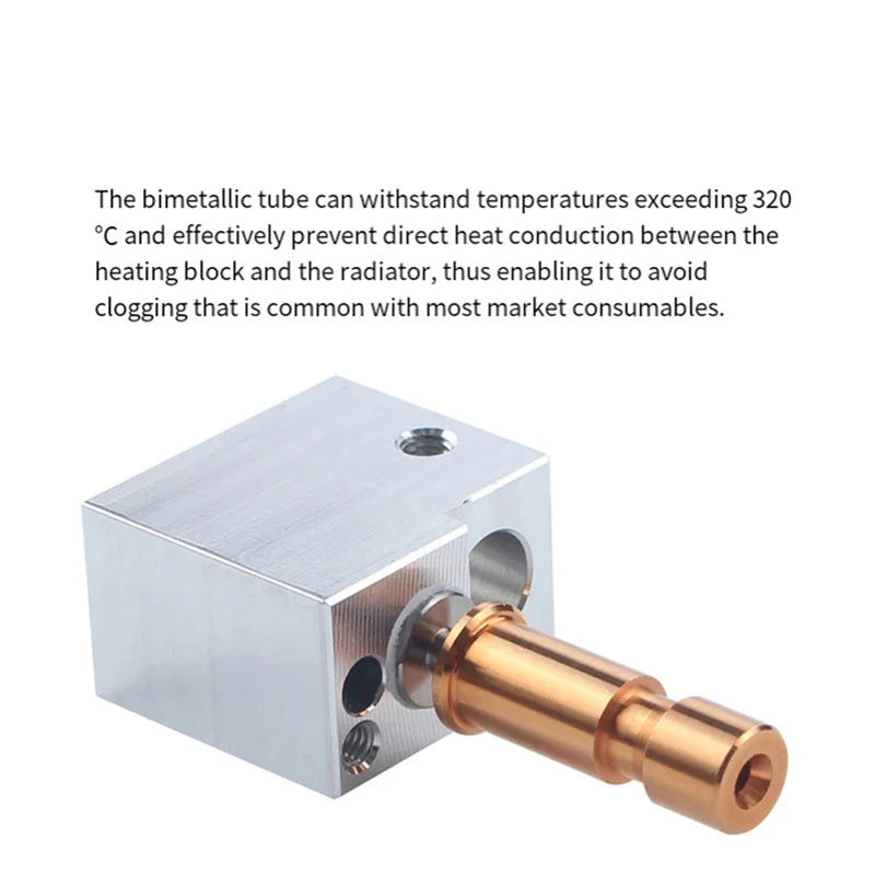 

A13E-для Anycubic Kobra S1 Bi-Metal Hotend Heatbreak Throat Design-Kobr S1 Combo S1C End Upgrade Kit Аксессуары для 3D-принтера
