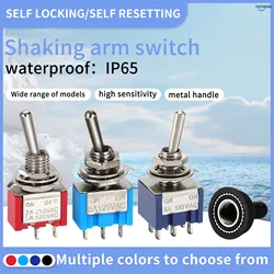 1Pcs spdt push button dpdt toggle switch rocker toggle switch Waterproof cap push button push button switch