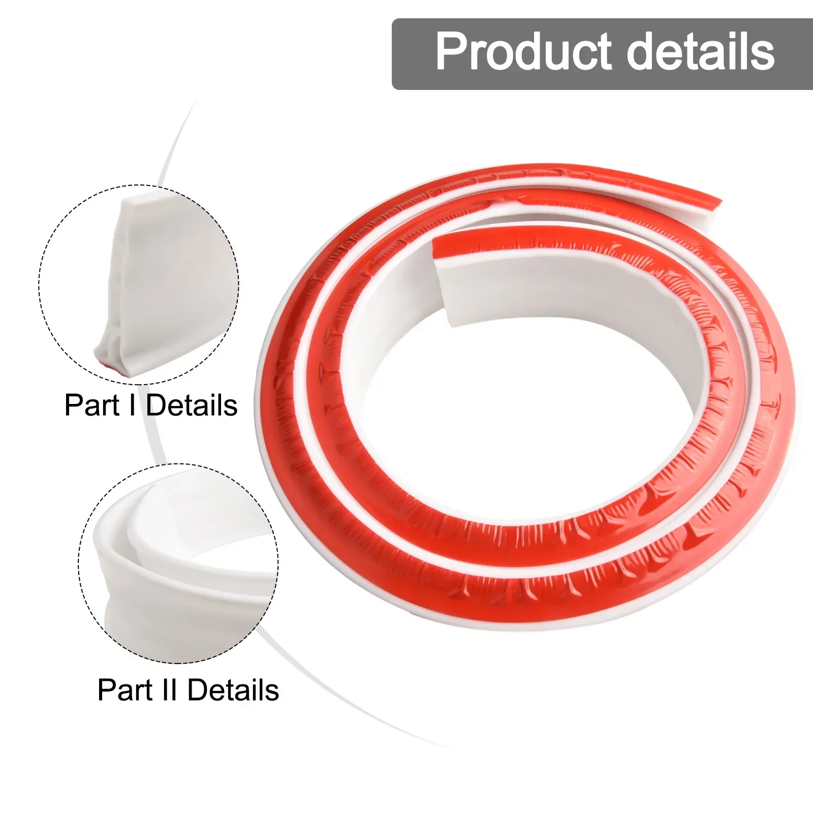 New Bendable Bathroom Water Stopper Shower Floor Wet Dry Separation Kitchen Sink Splashproof Blocker Water Dam 3.74 Inch Height