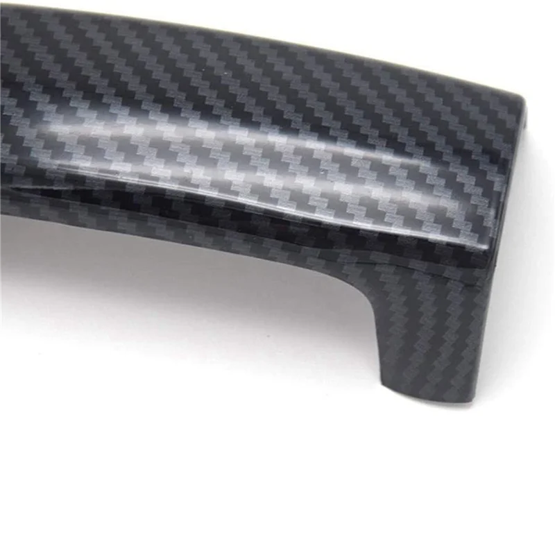 

2X наклейка на внешнюю дверную ручку автомобиля для Ford Fiesta 2009 2010 2011 2012, аксессуары, углеродное волокно