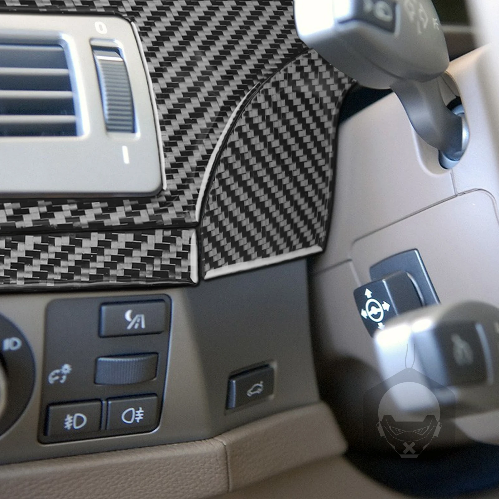 For BMW 7 Series E65 E66 2002 2003 2004 2005 2006 2007 2008 Real Carbon Fiber Driver Side Air Vent Panel Trim