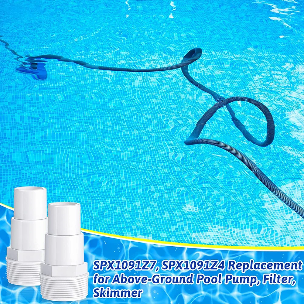 1/2pcs Threaded Hose Fittings Connector Replacement Pool Filter Tube Connector Equipment for Hayward SPX1091Z7 SPX1091Z4