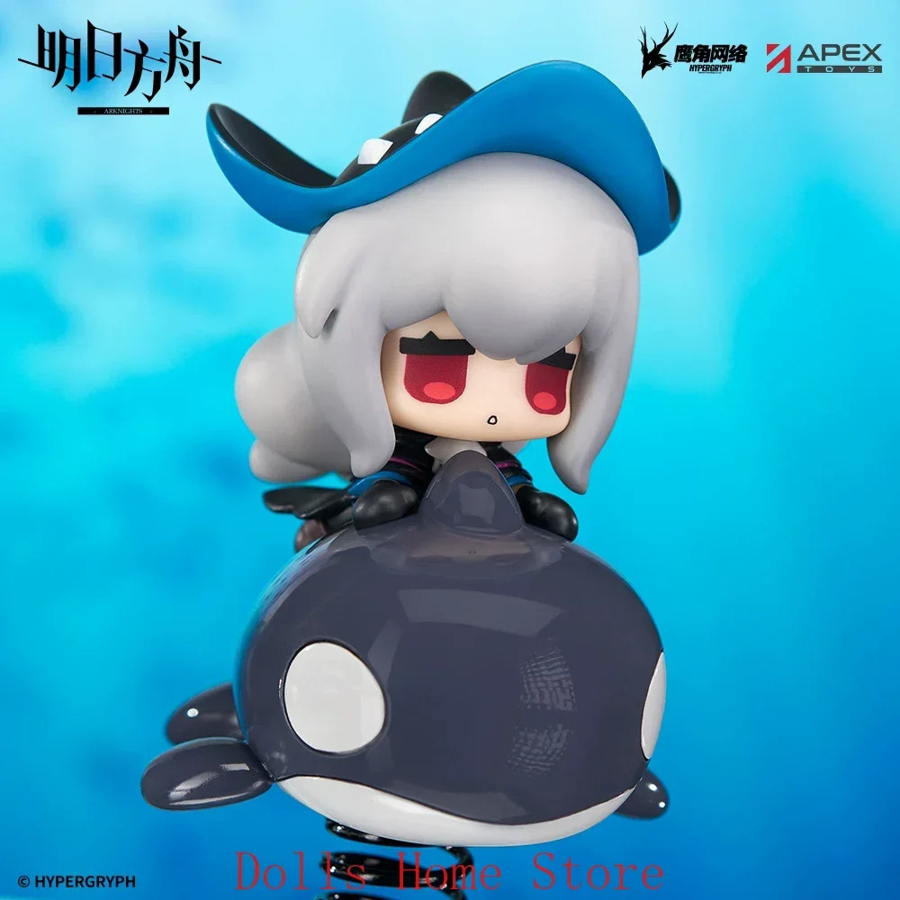 

9,5 см Arknights HappyShake серии Skadi Kawaii игра косплей ПВХ и АБС мультфильм мини-фигурки для девочек модель подставка орнамент подарки для фанатов