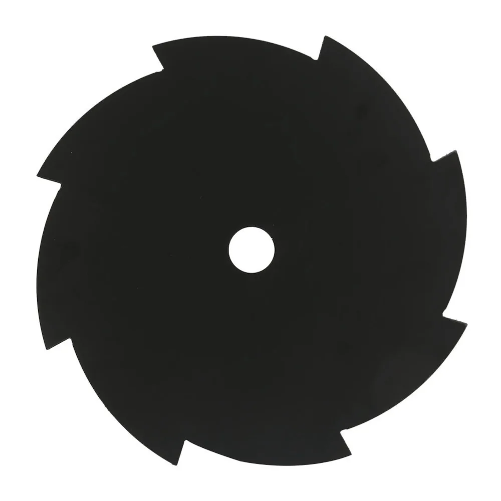 10 Inch Diameter Steel Tooth Saw Blade 1 Inch Inner Hole 8 Tooth Design Grass Trimmer Cutting Disc Gear Box Head Accessory