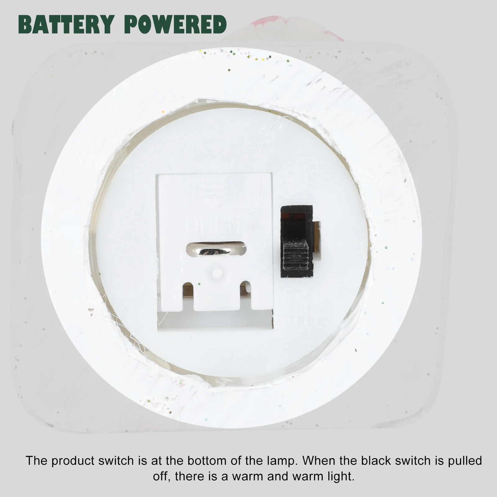 

1Pcs Resin Mini House Decor LED Lit Christmas Style Ornament Smooth Texture Retro Appearance Cozy Ambience Desktop Xmas Party