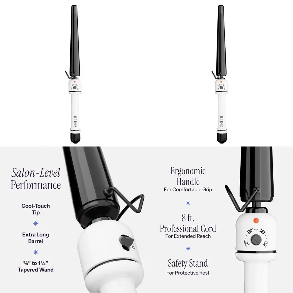 

Удлиненная плойка с нанокерамическим покрытием для гладких, блестящих локонов, от 3/4 до 1 1/4 дюйма