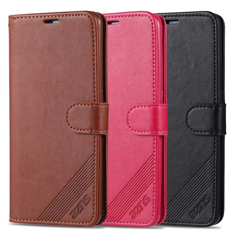 AZNS Case for OPPO Reno 2 Reno2 F Z PU Leather Cover Card Holder Wallet Case fundas coque