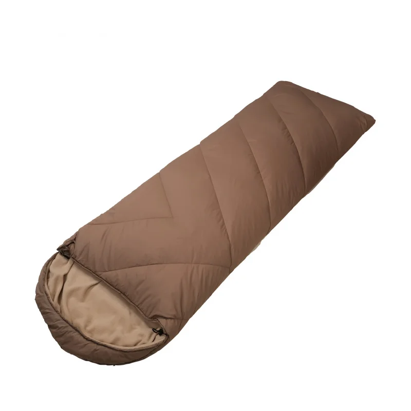 Cross-Border Amazon Camping Envelope Sleeping Bag Winter Outdoors Camping Adult Sleeping Bag Travel Mountain Climbing Dirty Proo