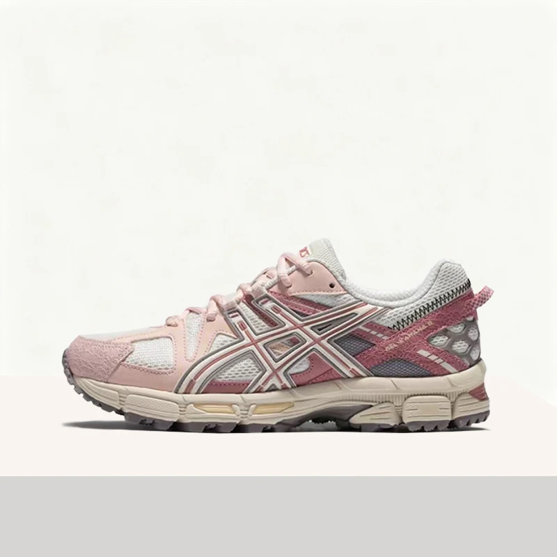 ASICS Gel-Kahana 8 Women's Pink Low-Top Trail Runners – Shock-Absorbing Durable Sole & Stylish Comfortable Fit 1012A978-103