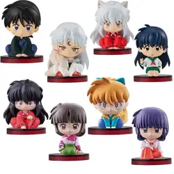 Inuyasha Action Figures 4.5cm Mini Figures 1pc Random Color - Kikyo Seven Jewel Coral Q Version Collectible Toy