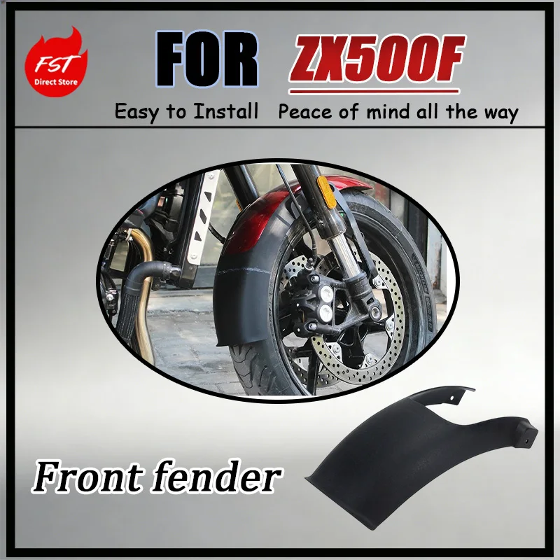 For Extended Front Fenders for ZX500F Motorcycle Wider Mud-Shedding Surface Brake & Fork Protection from Mud And Sand