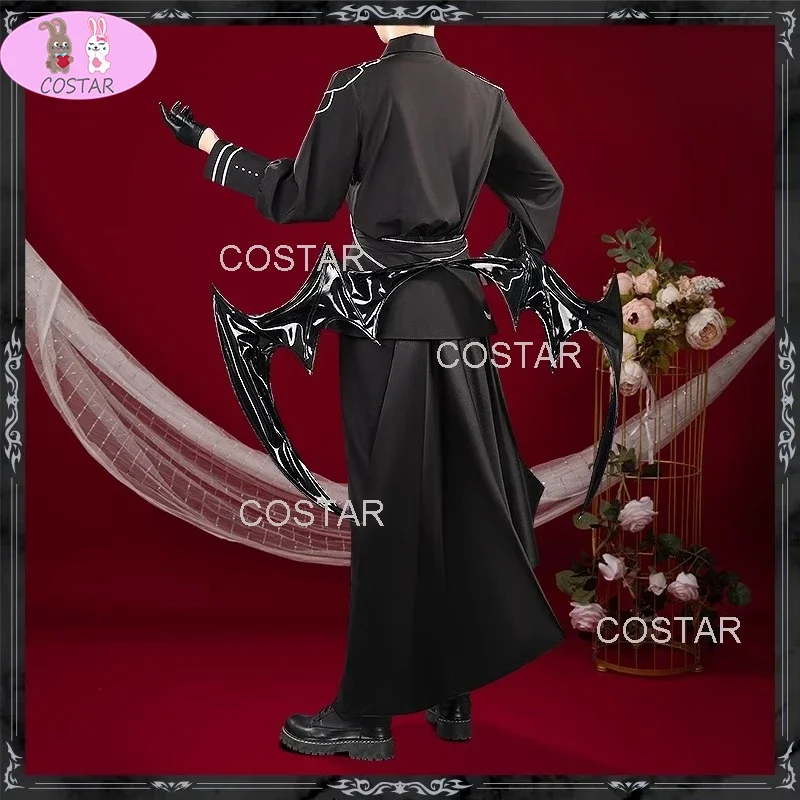 

[Customized] Shikinagi Akira Cosplay Costume Cos Game Vtuber Men Outfits Anime Party Uniform Hallowen Play Role Clothes Clothing