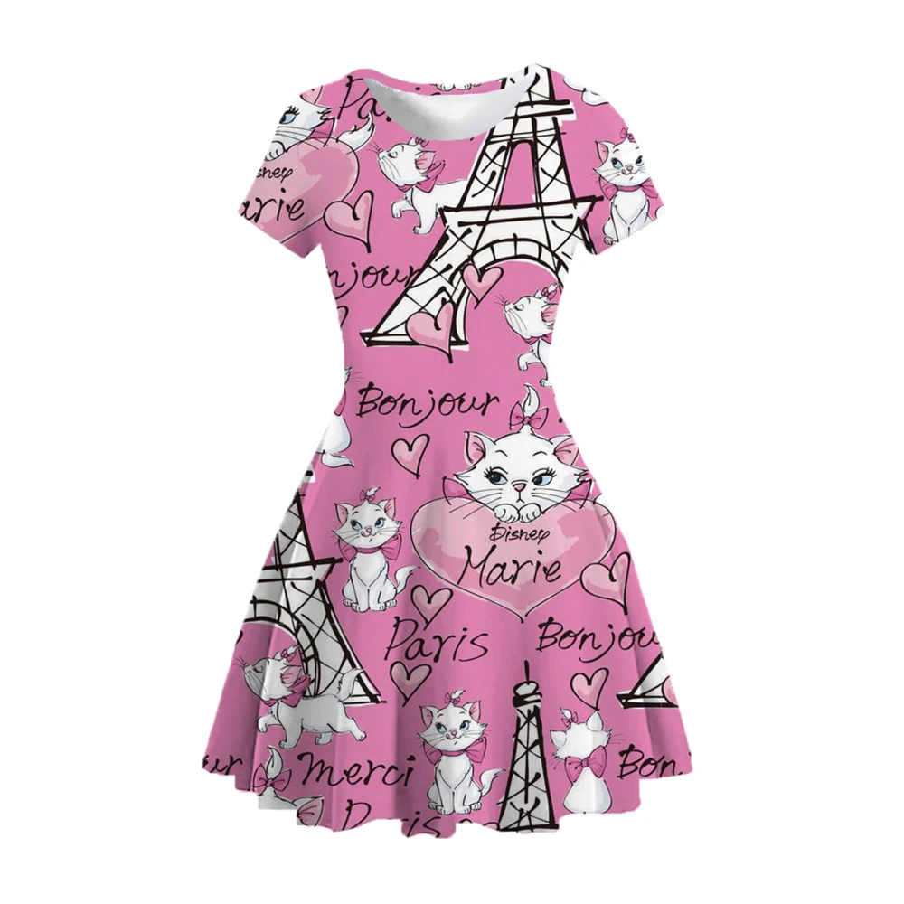 Disney\'s Noble Mary Cat Girl Dress Girl Casual Dress Girl Cosplay Dress Teen girls 4-14 years old girl dress