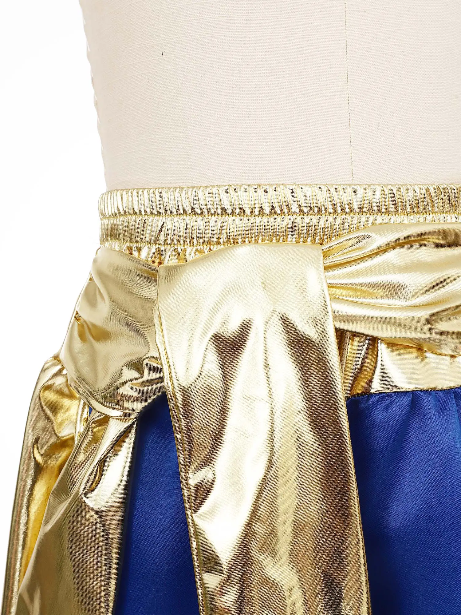 Children's Harem Pants Kids Boys Bloomers Arabian Prince Costume Cosplay Metallic Shiny Lamp Roleplay Halloween Arab Costume