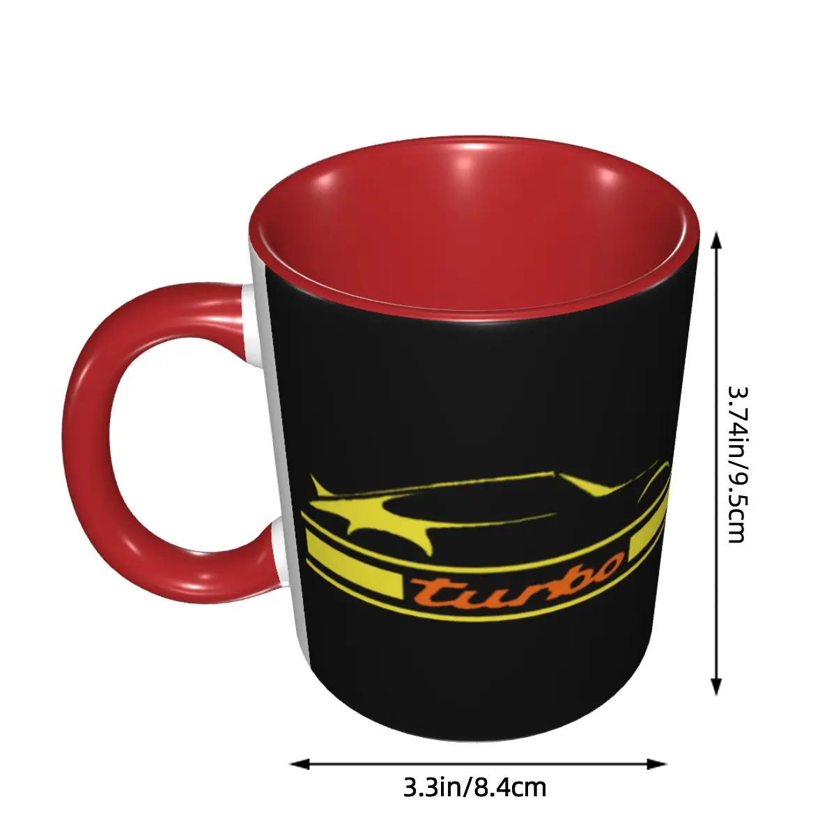 Turbo 911 Mug Funny Ceramic Coffee Cups Tea Mugs Milk Cup Drinkware Gift for Woman Man DIY Custom