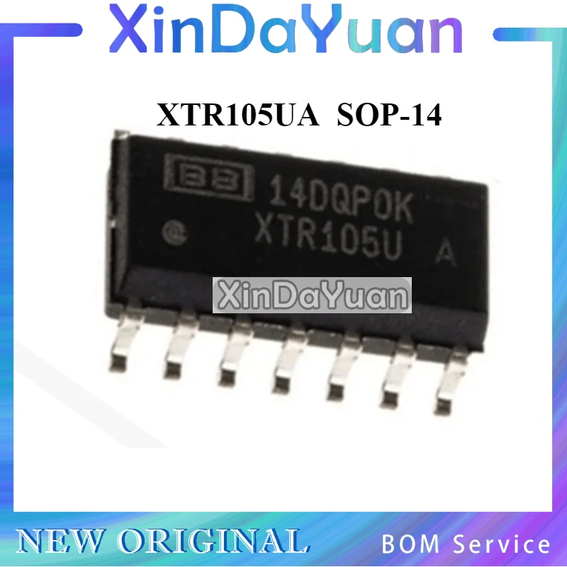 

5 pcs XTR105UA SOP-14 XTR105U Current Transmitter Sensor