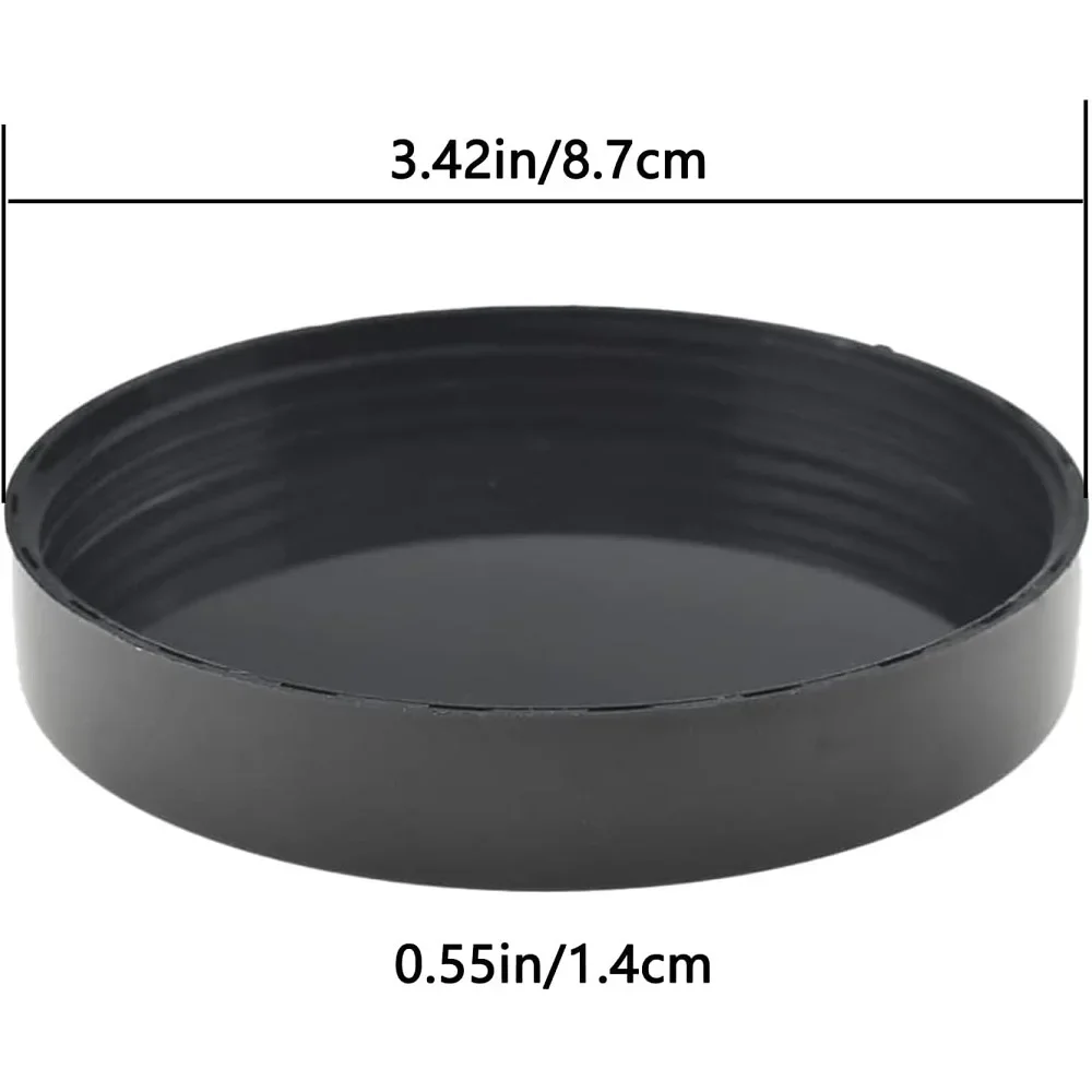 Taza de plástico negra para mantenerse fresco, tapa Compatible con Magic Bullet 250W MB1001, 2 uds.