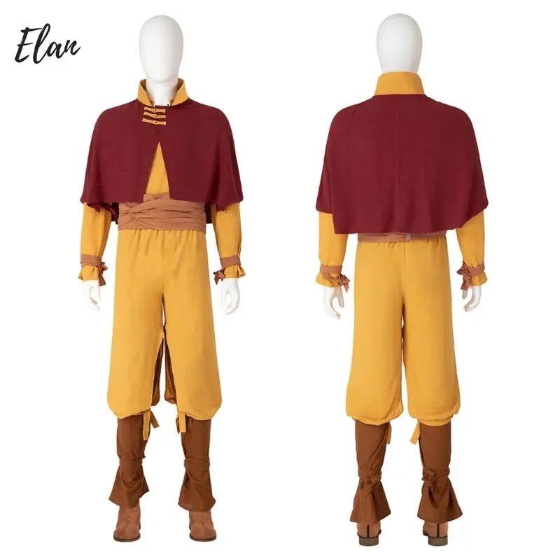 

New arrival Aang cosplay costume Avatar role play fantasy battle suit Halloween Comic Con deguimation custom size