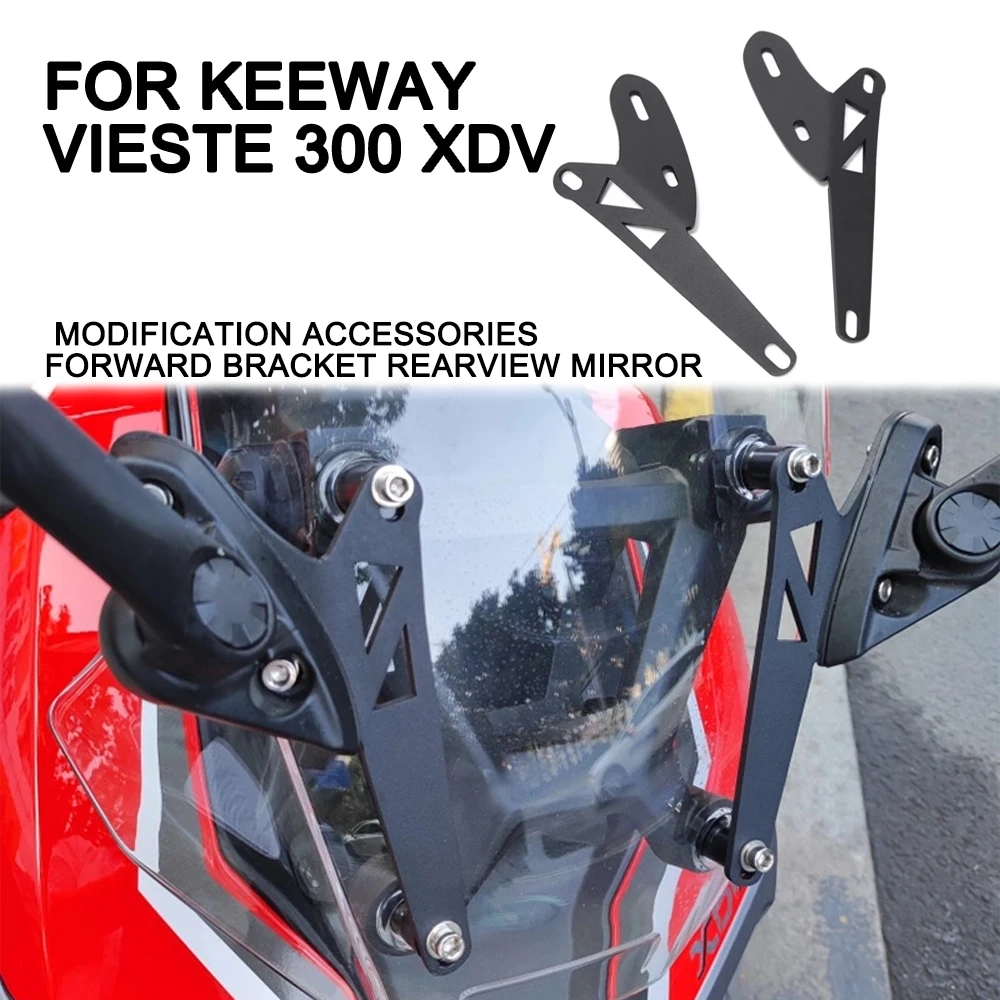 

For Keeway Vieste 300 XDV Modification Accessories Forward Bracket Rearview Mirror