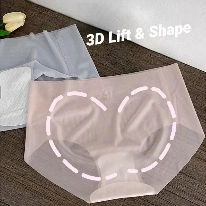 Ice Silk Seamless Underwear Women Ladies Summer Ultra In Sense Quick Drying Pants Briefs Girls Breathable Panties Lingeries