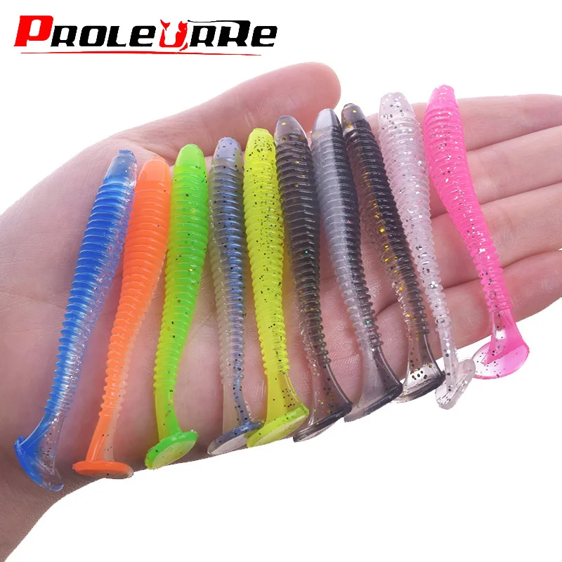 New Double Color Silicone Soft Lures Fishing Bait 5cm 7cm 9cm Sea Fishing Bass Pike Swimbait Jig Wobblers Artificial Tackle