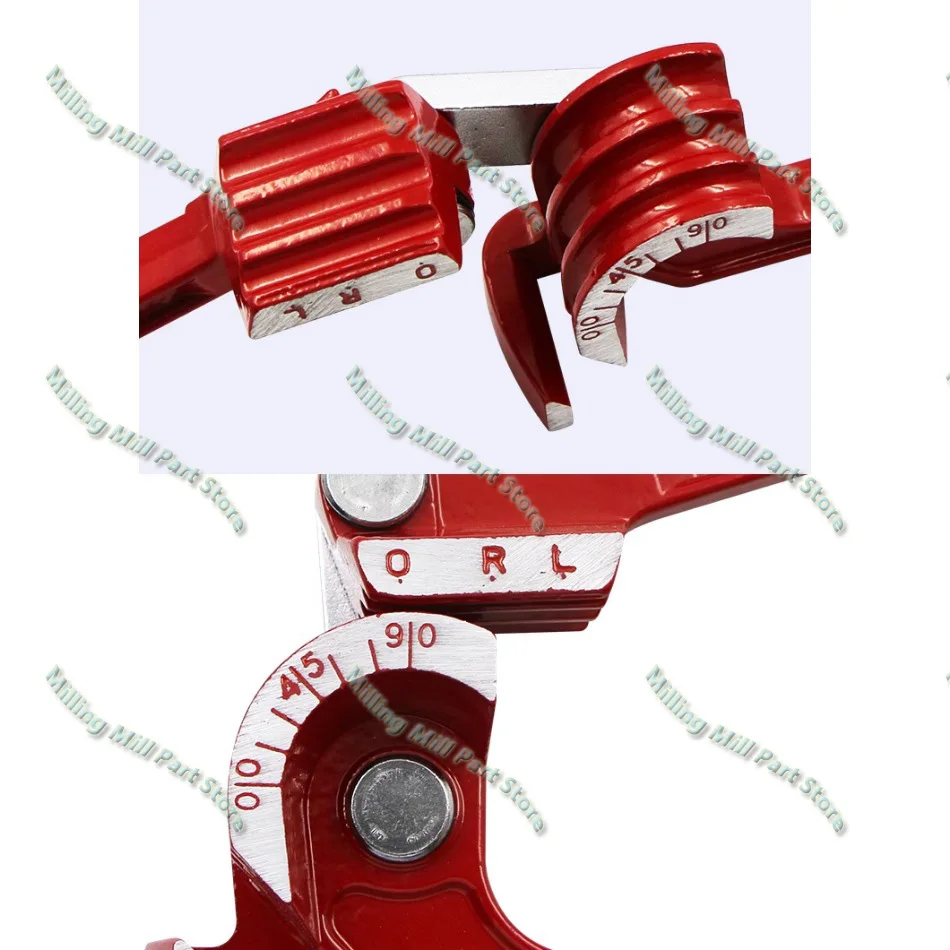 Manual 180º 90º Pipe Bender Copper Tube Bending Machine Adjustable 3 in 1 Metric/imperial for 6/8/10mm Tubing Bending Tools