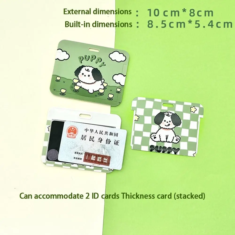 

Bus Card Holders Printed Polyester Credit ID Card Cover Card Access Control Card Storage Cover Card Case Cartoon Card Holders