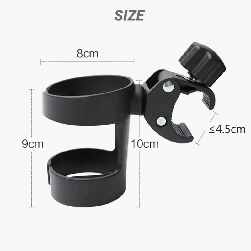 Baby Stroller Cup Holder Children Bicycle Bottle Rack Infant Feeding Bottle Beverage Cup Universal Holder Stroller Accessories