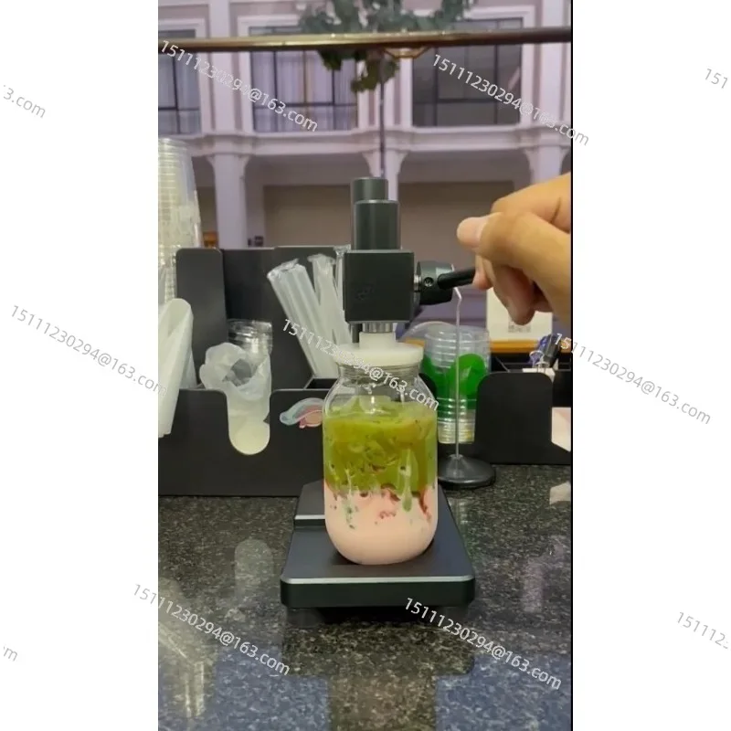 Manual Disposable Can Hand Automatic Sealing Machine Milk Tea Commercial Capping Machine Used for 51mm bottle mouth